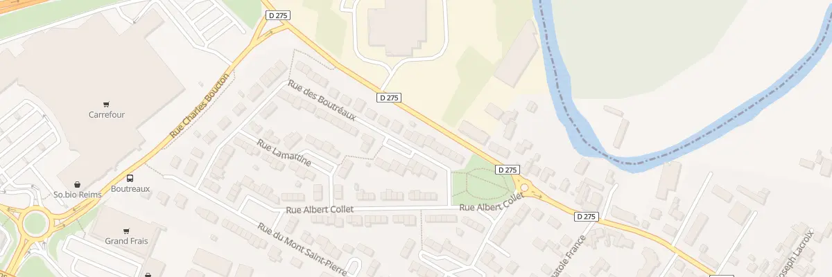 Plan du 16 Rue des Boutreaux à Tinqueux