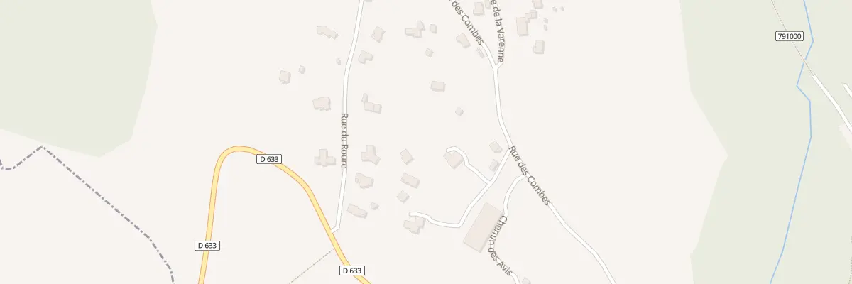 Plan du 14 Rue du Roure à Lantriac