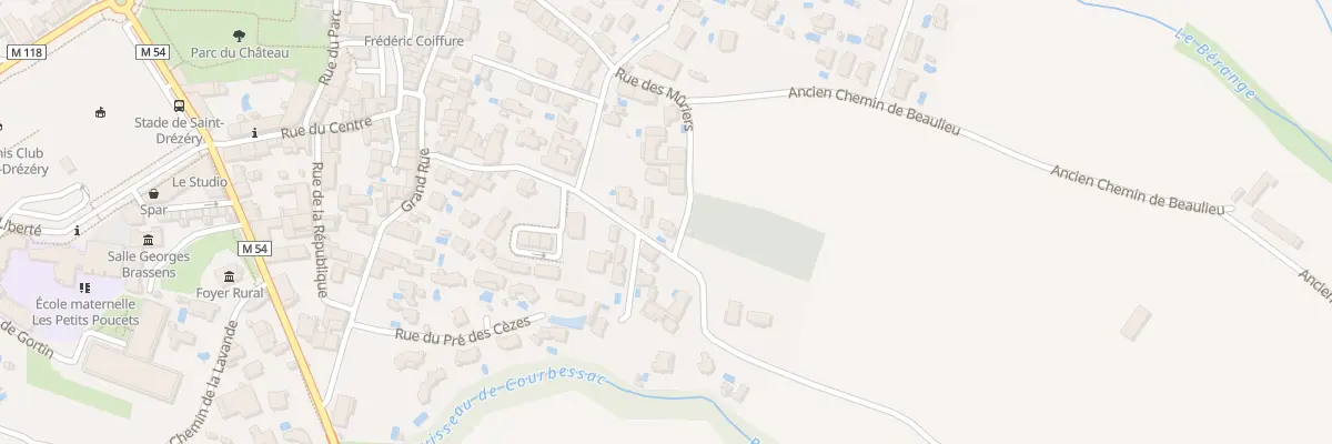 Plan du 18 Rue des Muriers à Saint-Drézéry