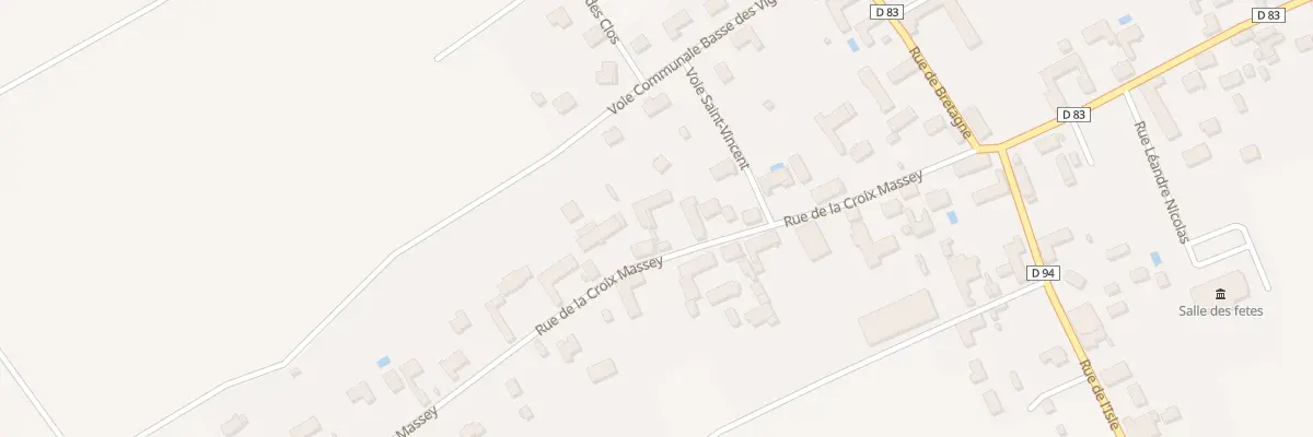 Plan du 9B Rue de la Croix Massey à Laines-aux-Bois