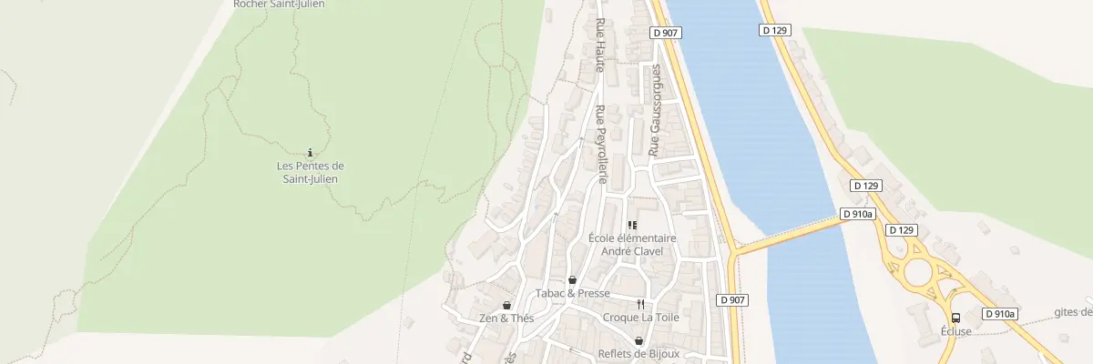 Plan du 13 Rue du Château Bourbon à Anduze