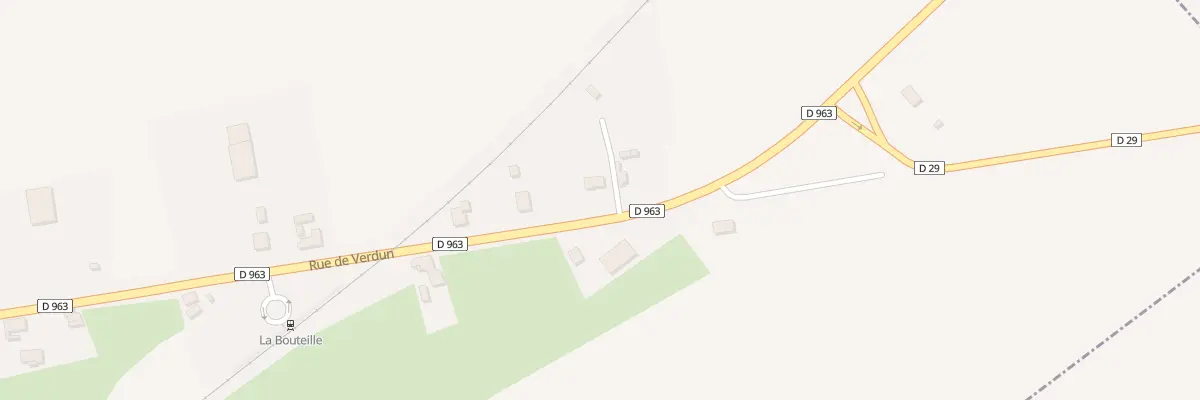 Plan du 13B Rue de Verdun à La Bouteille