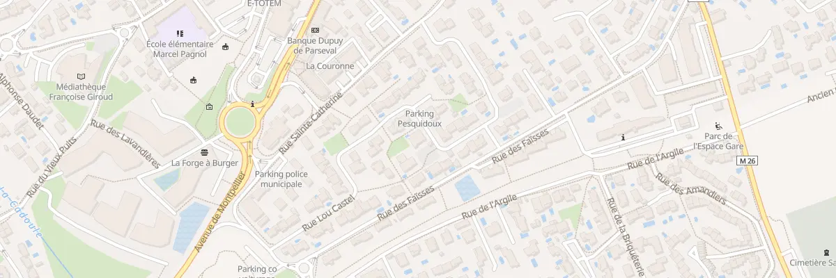 Plan du 44 Rue Lou Castel à Castries