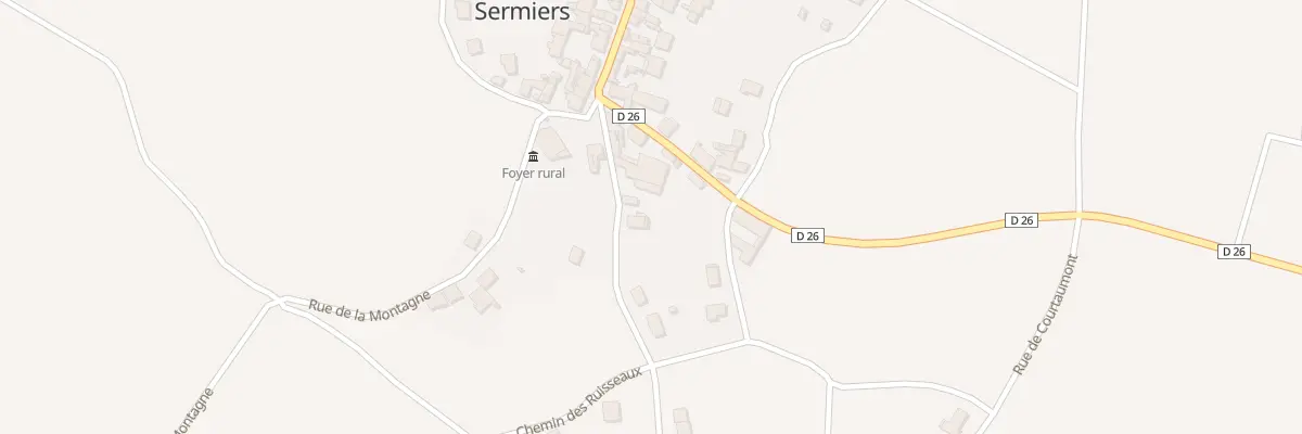 Plan du 4 Rue Saint Martin à Sermiers