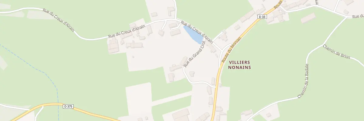 Plan du 54 Villiers Nonains à Saint-Brancher