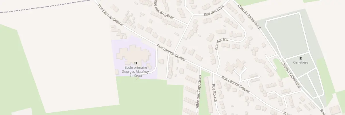 Plan du 43 Rue Léonce Delens à Ferrière-la-Grande