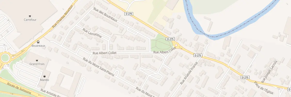 Plan du 4 Rue Albert Collet à Tinqueux