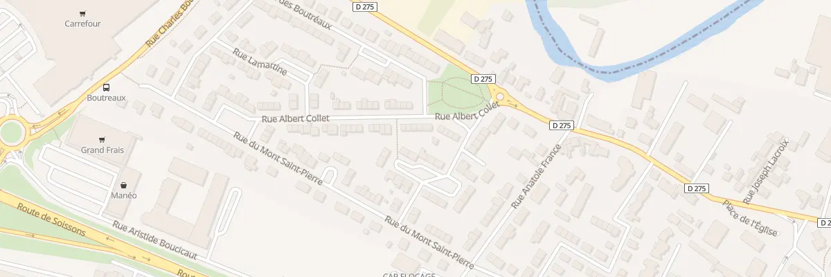 Plan du 23 Rue Albert Collet à Tinqueux
