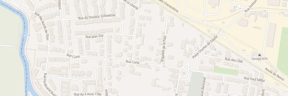 Plan du 16 Rue Curie à Saint-Brice-Courcelles