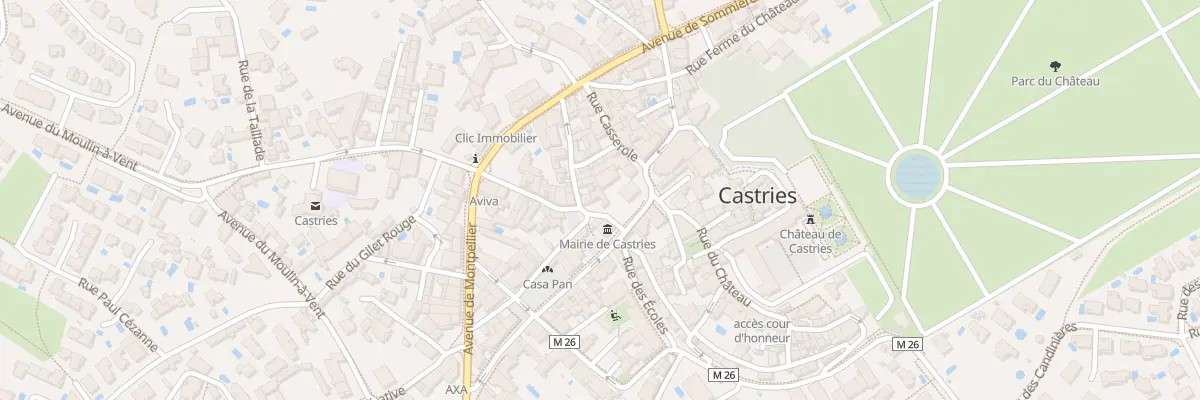 Plan du 2 Rue de l’Argenterie à Castries