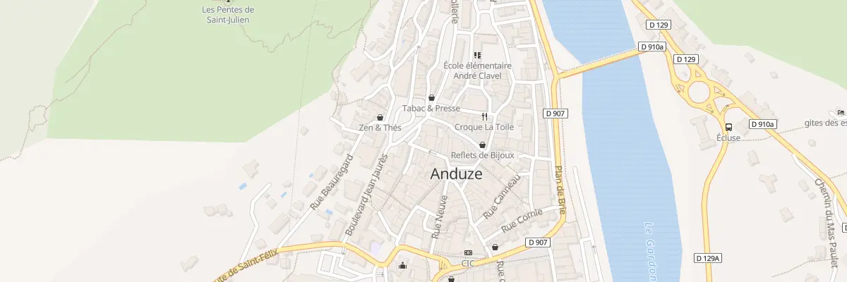 Plan du 4 Pl de la Republique à Anduze