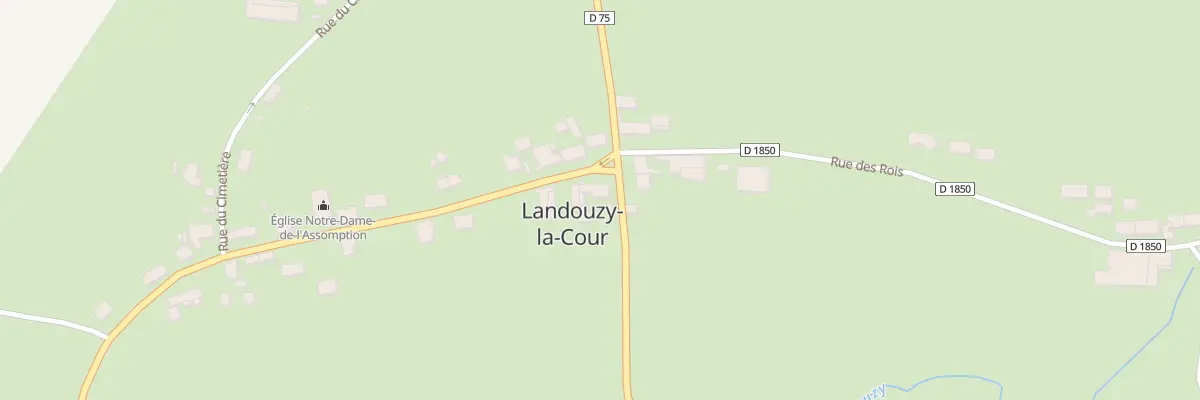 Plan du 1 Rue de la Petite Ville à Landouzy-la-Cour