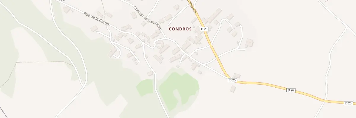 Plan du 5060 Condros à Saint-Étienne-Lardeyrol
