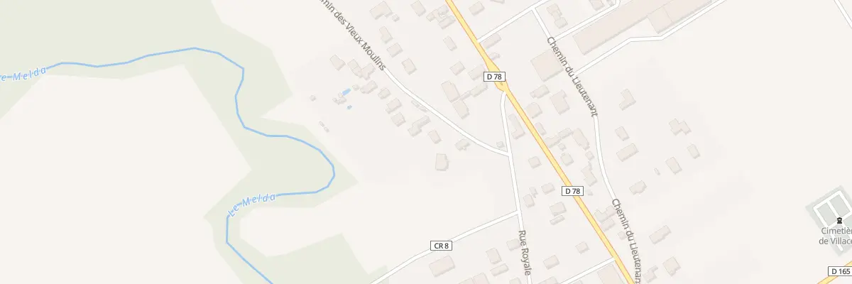 Plan du 5 Che des Vieux Moulins à Villacerf