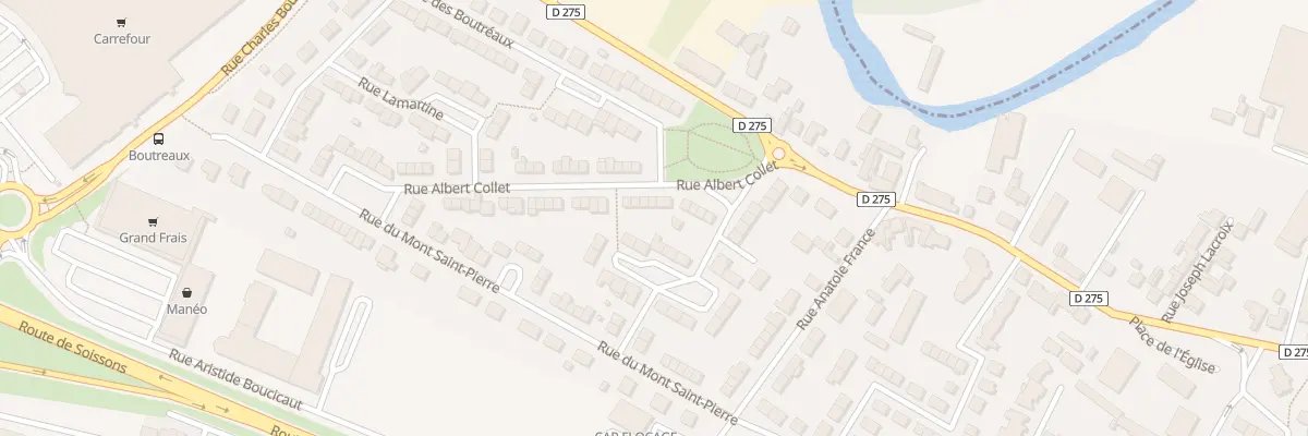 Plan du 21 Rue Albert Collet à Tinqueux