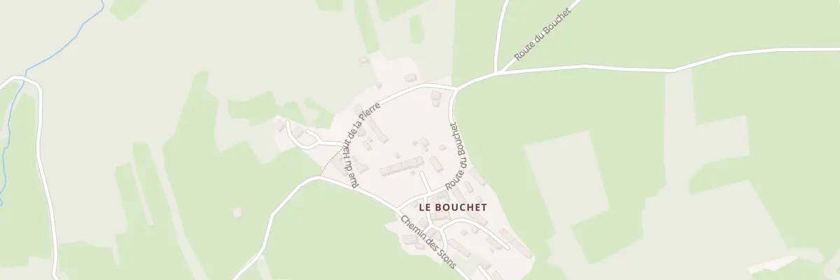 Plan du 26 Rte du Bouchet à Villapourçon