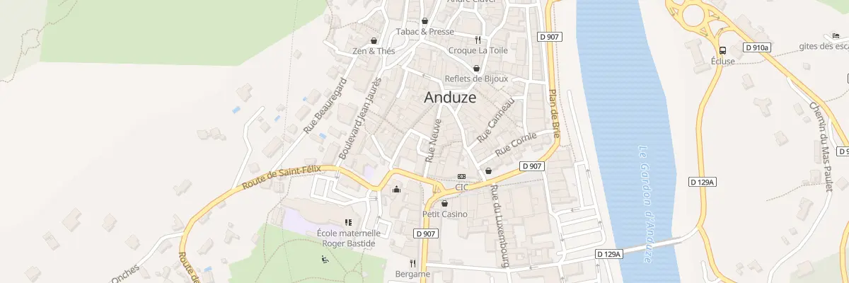 Plan du 1 Rue Quitarderie à Anduze
