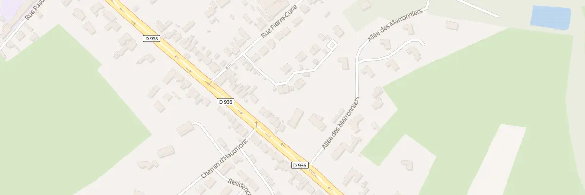 Plan du 12 Res le Vallon Rue Pierre Curie à Rousies