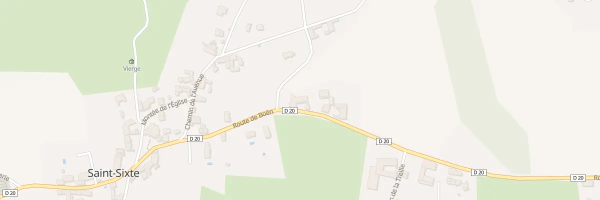 Plan du 5205 La Treille à Saint-Sixte