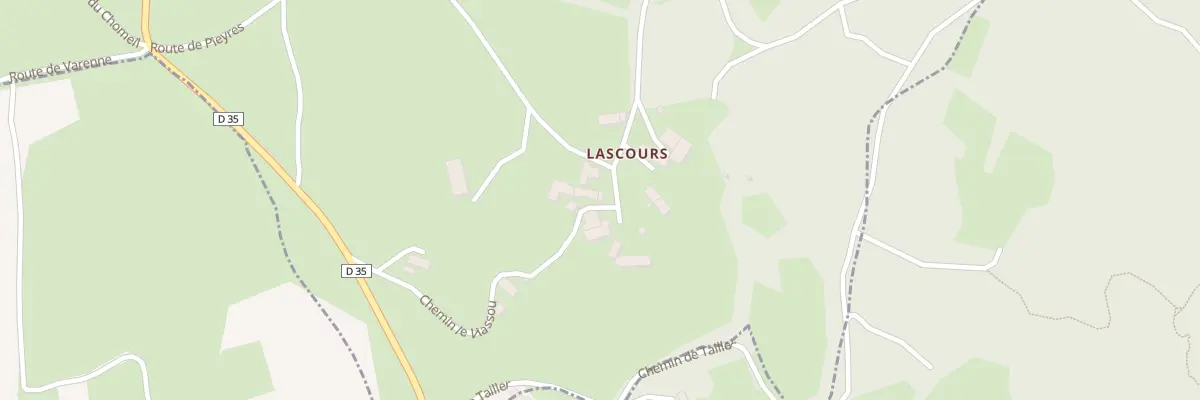 Plan du 56 Pl de Lascours à Chamalières-sur-Loire