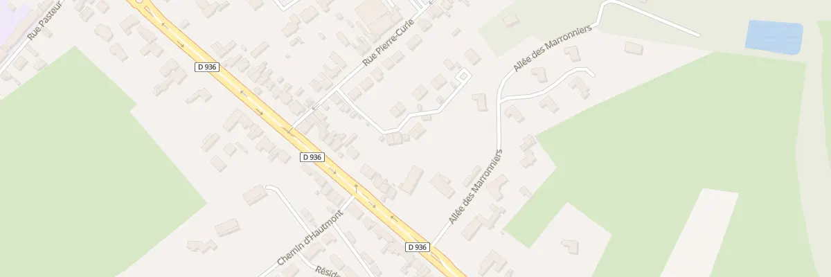 Plan du 11 Res le Vallon Rue Pierre Curie à Rousies