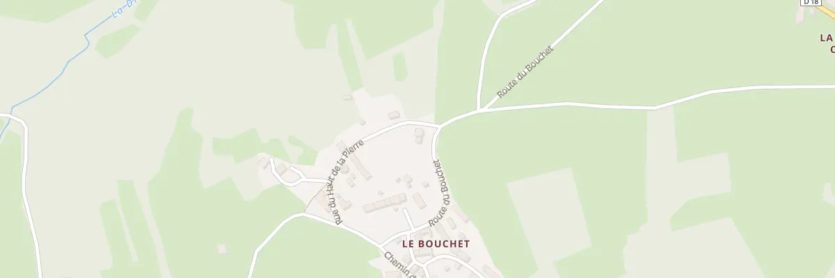 Plan du 20 Rte du Bouchet à Villapourçon