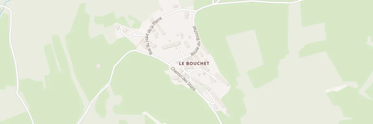 Plan du 1 Che des Stons à Villapourçon