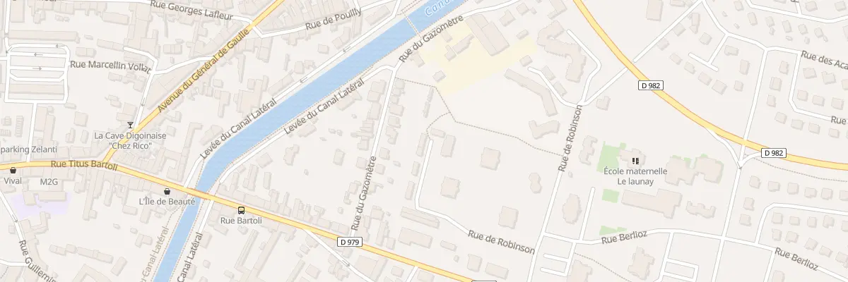 Plan du 7 Rue de Robinson à Digoin