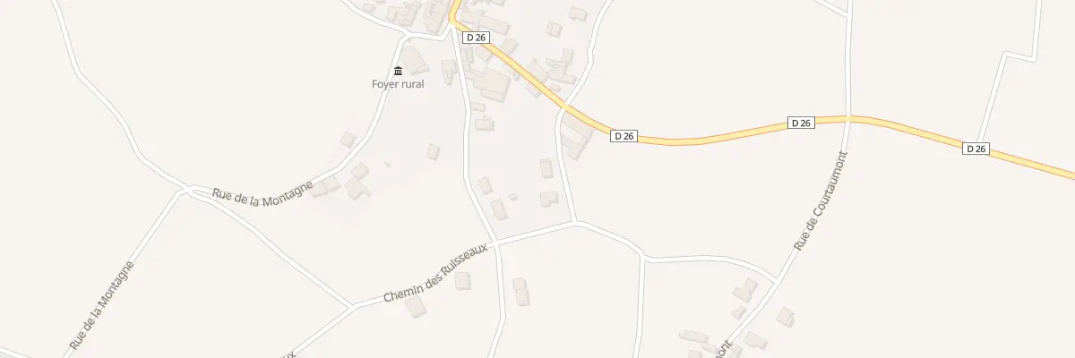 Plan du 7 Rue de la Fontaine a l’Orme à Sermiers