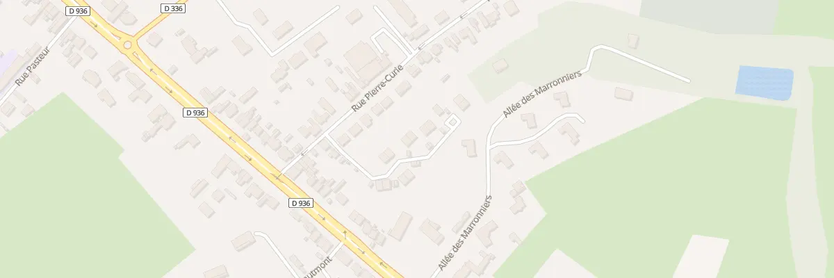 Plan du 4 Res le Vallon Rue Pierre Curie à Rousies