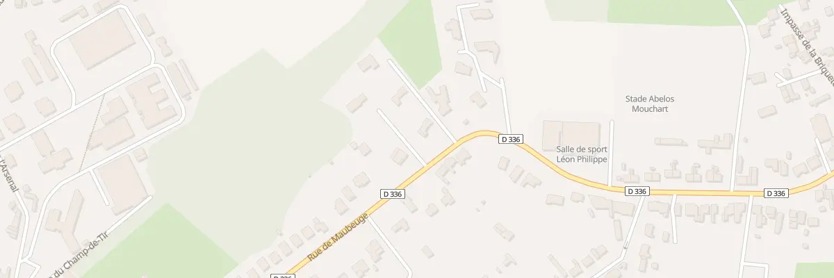 Plan du 172 Rue de Maubeuge à Rousies