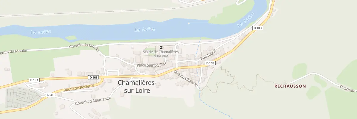 Plan du 1 Rue Basse à Chamalières-sur-Loire