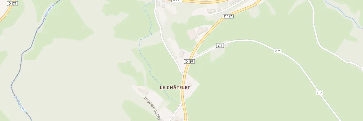 Plan du 12 Rte de Glux-en-glenne à Arleuf