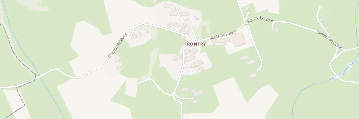Plan du 610 Rte de Fontry à Apinac