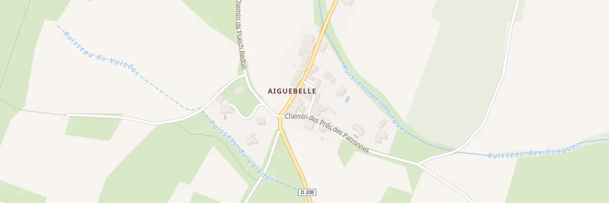 Plan du 5106 Aiguebelle à Brouzet-lès-Quissac