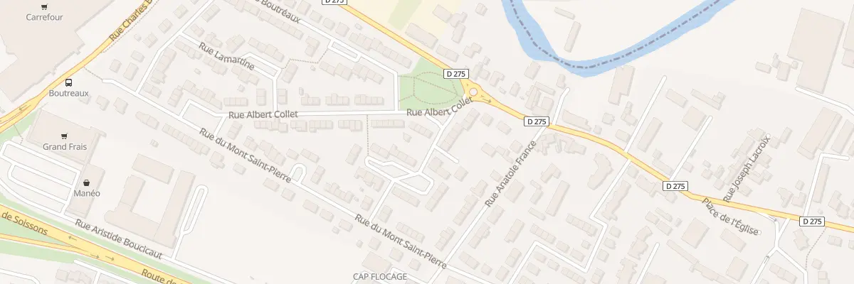 Plan du 11 Rue Albert Collet à Tinqueux