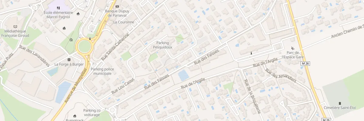 Plan du 36 Rue Lou Castel à Castries
