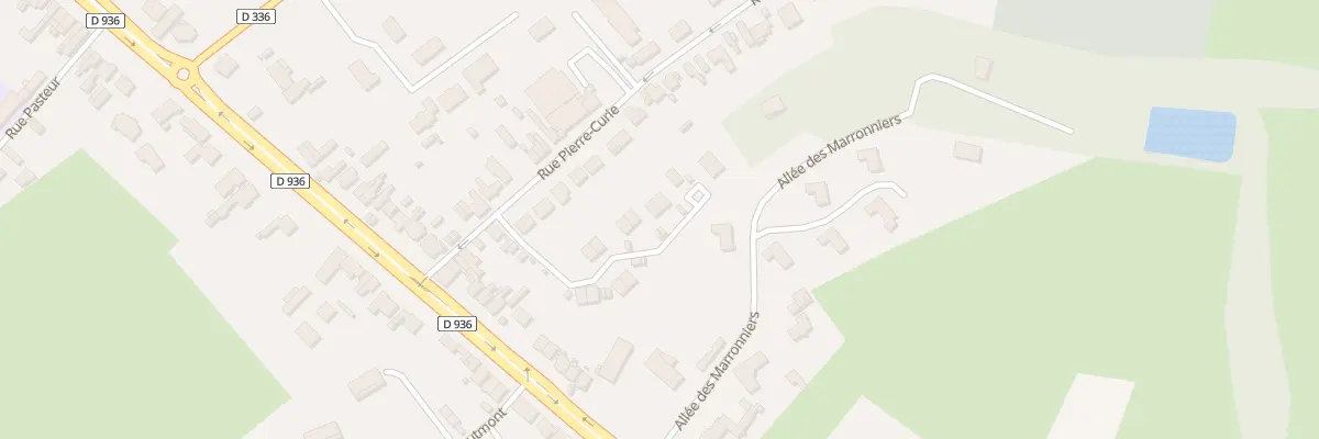 Plan du 5 Res le Vallon Rue Pierre Curie à Rousies