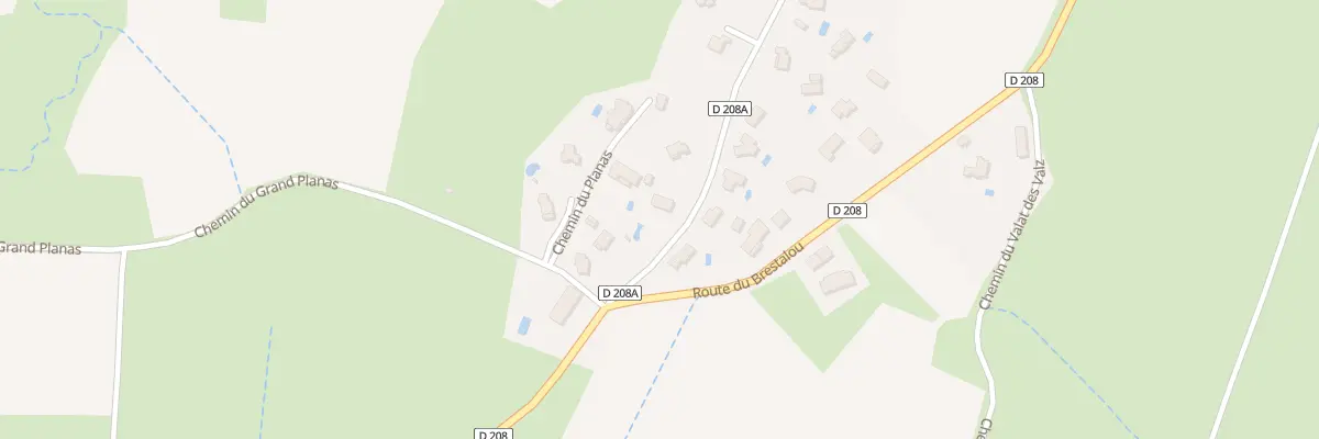 Plan du 486 Rue des Horts du Bourguet à Brouzet-lès-Quissac