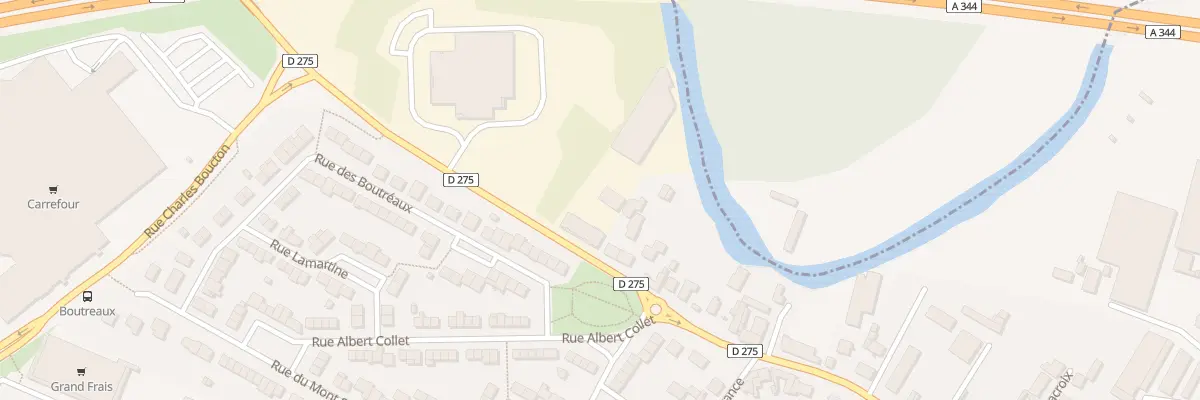 Plan du 16 Rte de Champigny à Tinqueux