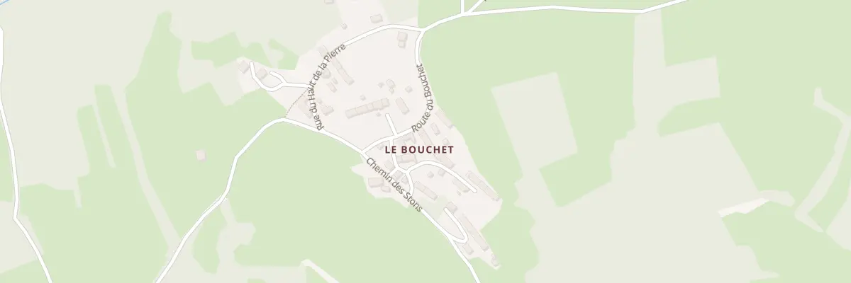 Plan du 25 Rte du Bouchet à Villapourçon