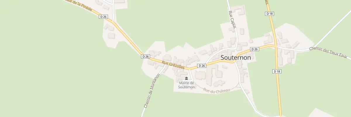 Plan du 37 Rue de Grezolles à Souternon