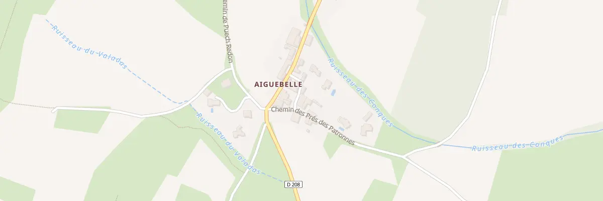Plan du 20 Pla de la Fontaine à Brouzet-lès-Quissac