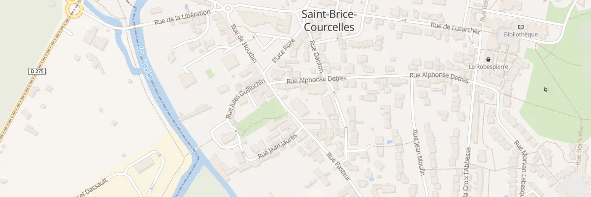Plan du 4B Rue Danton à Saint-Brice-Courcelles