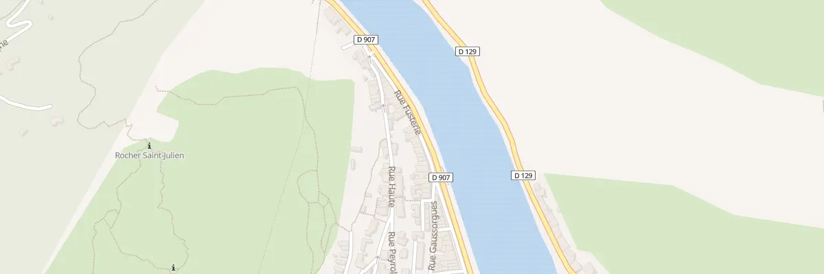 Plan du 93 Rue Fusterie à Anduze
