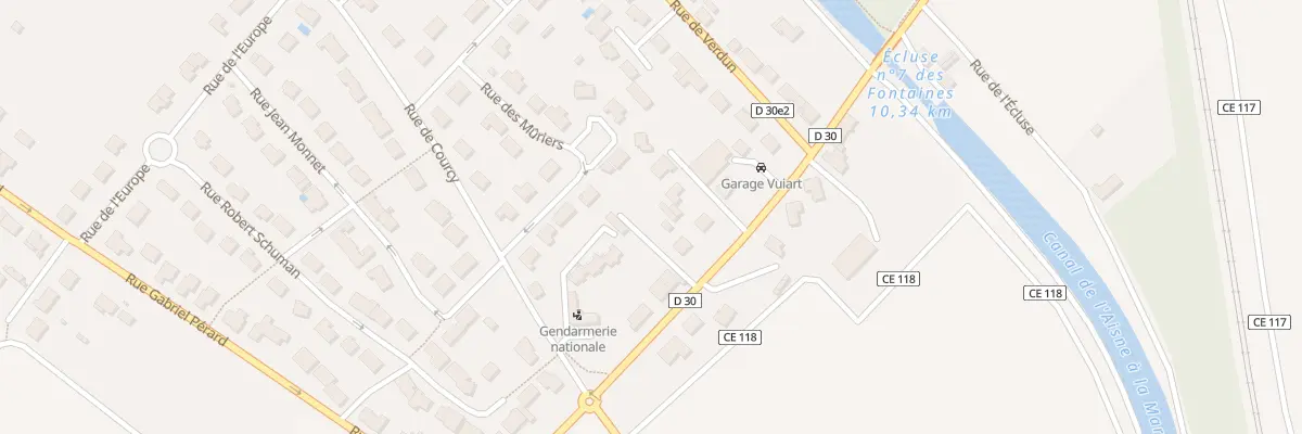 Plan du 6A Rue de Villers Franqueux à Loivre