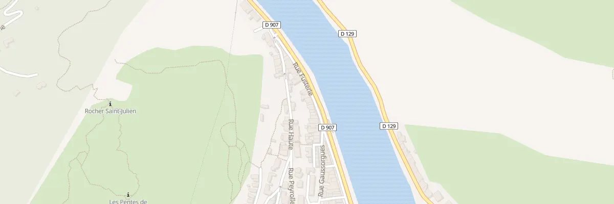 Plan du 91 Rue Fusterie à Anduze