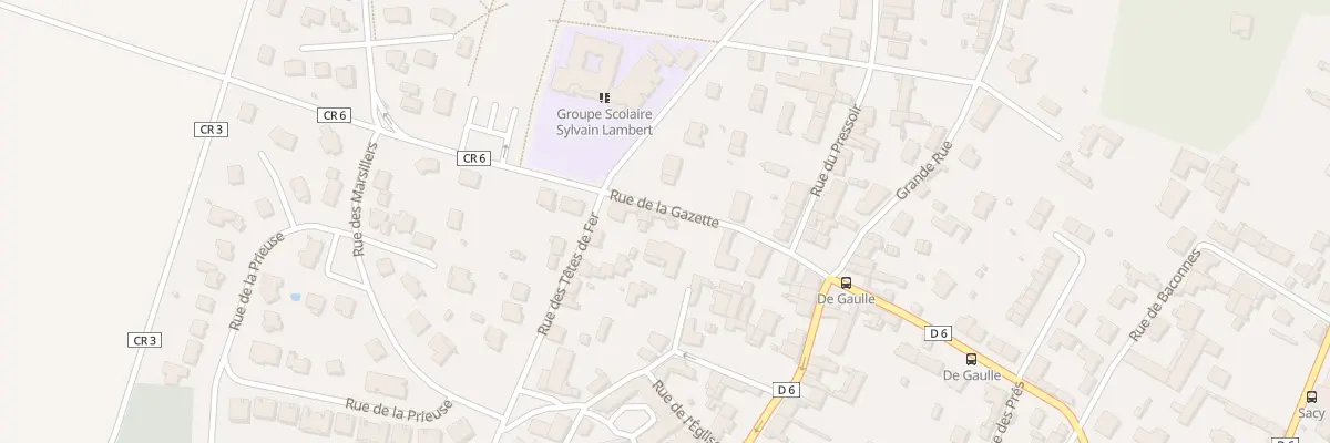 Plan du 13 Rue de la Gazette à Bezannes