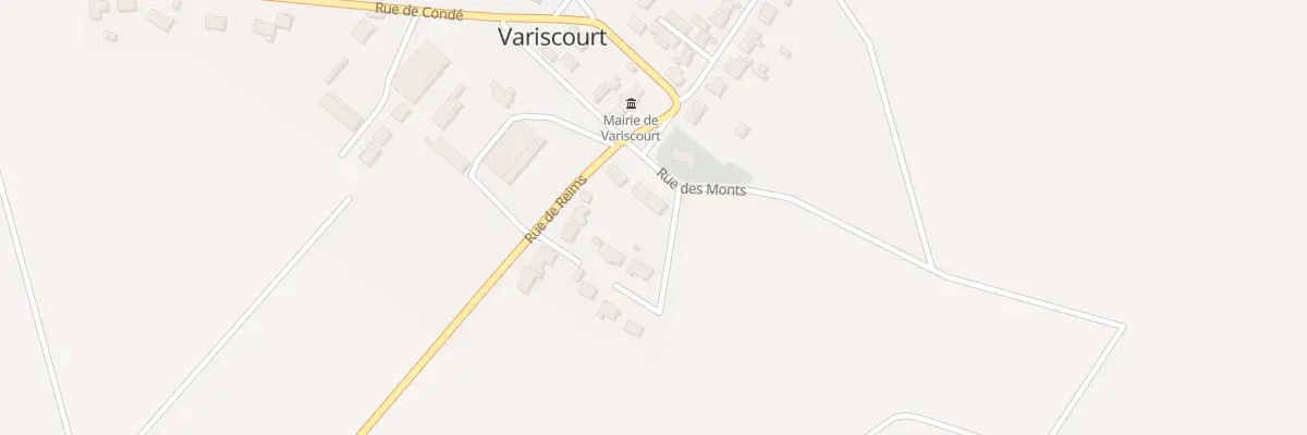 Plan du 4 Rue des Monts à Variscourt