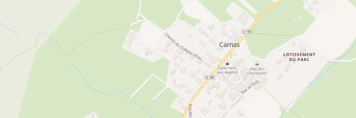 Plan du 5201 Rue du Château à Carnas